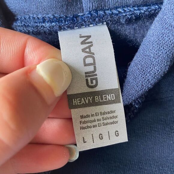 Tidewater Fencing Club Hoodie Navy Large - Picture 3 of 3